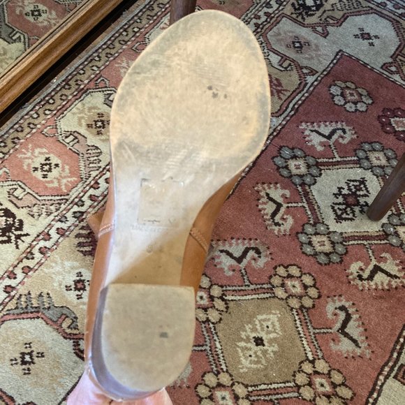 Madewell Heeled Leather Boots Size 8 - Picture 3 of 6